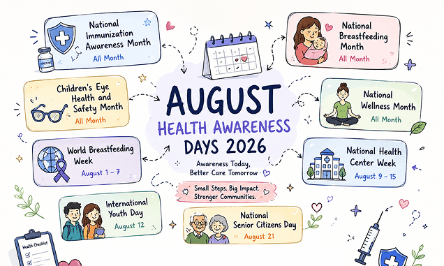 August Health Awareness Days 2026: A Complete Guide for Healthcare Practices to Improve Patient Engagement